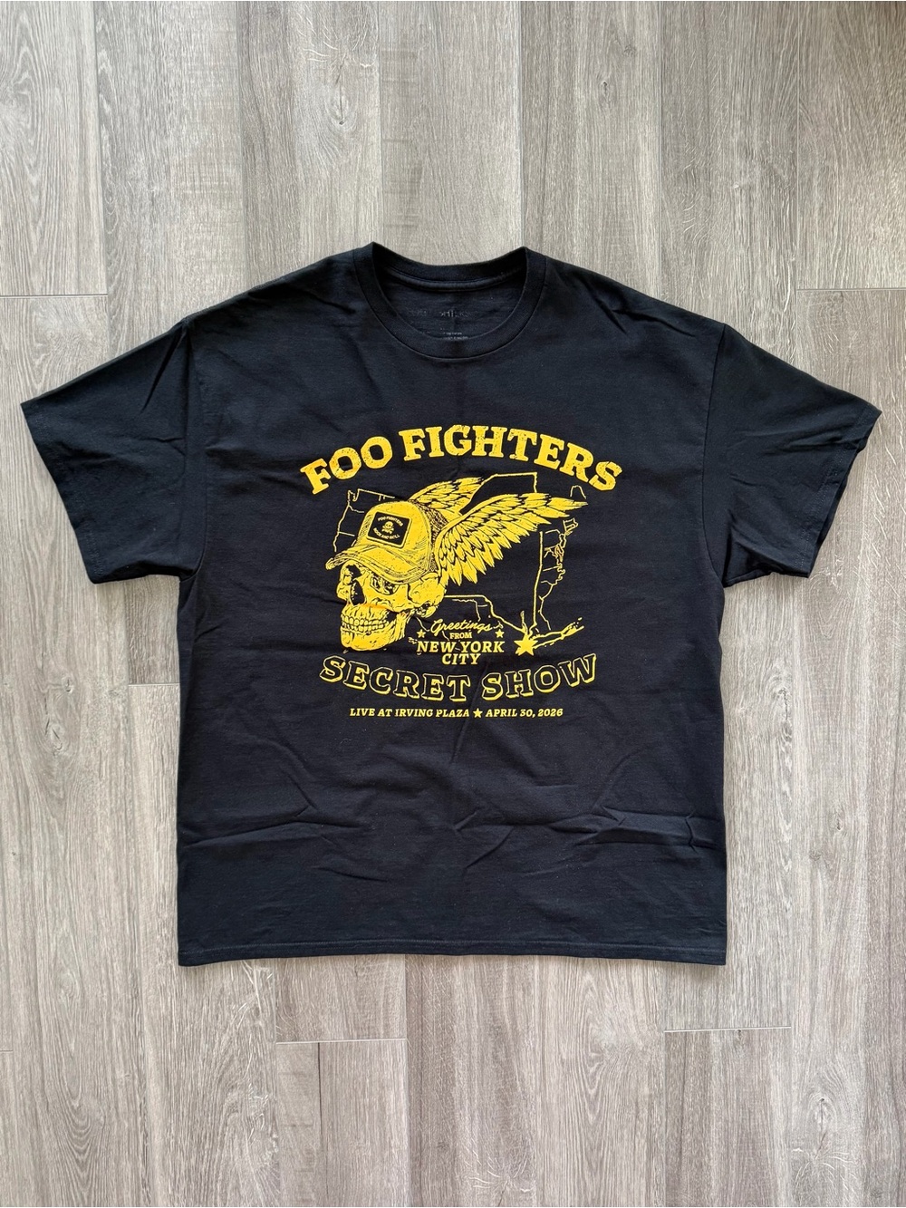 foo fighters irving plaza nyc secret show 2026 official t-shirt
